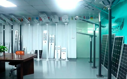 Güneş Led sokak lambası Showroom